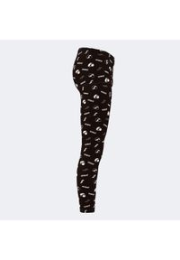Legginsy Joma Lion, Dzieci. Okazja: na uczelnię. Kolor: czarny. Materiał: materiał, bawełna. Styl: sportowy