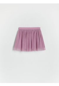 Reserved - Tiulowa spódnica - fioletowy. Kolor: fioletowy. Materiał: tiul