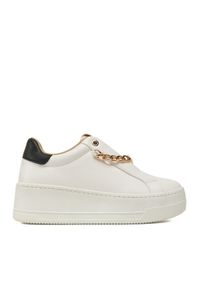 DeeZee Sneakersy AM25231-B Biały. Kolor: biały. Materiał: skóra #1