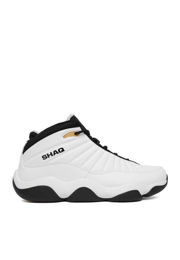 Shaq - SHAQ Buty do koszykówki EO-NET AQ95088M-WB Biały. Kolor: biały. Materiał: skóra. Sport: koszykówka