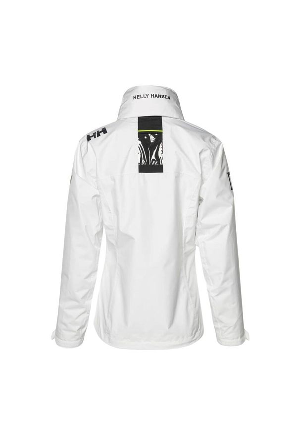 Kurtka uniwersalna damska Helly Hansen Crew Hooded Jacket. Typ kołnierza: kaptur. Kolor: biały. Materiał: syntetyk. Długość: długie