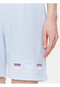 Emporio Armani Underwear Szorty sportowe EW000496 AF10882 U9273 Błękitny Loose Fit. Kolor: niebieski. Materiał: bawełna #5