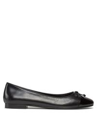 Tory Burch Baleriny Cap-Toe Ballet 154511 Czarny. Kolor: czarny. Materiał: skóra #1