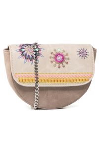 Desigual Saszetka nerka 20SAXPCW Beżowy. Kolor: beżowy. Materiał: skóra #1