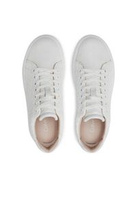 Calvin Klein Sneakersy Cupsole Lace Up Saff Mono HW0HW02103 Biały. Kolor: biały #6