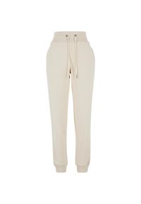 Damskie spodnie dresowe Urban Classics Cozy. Kolor: biały. Materiał: dresówka. Długość: długie. Sport: bieganie #1