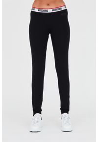 MOSCHINO Czarne damskie legginsy, Rozmiar S. Kolor: czarny #1