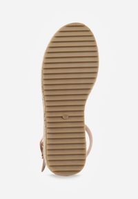 Born2be - Wielokolorowe Sandały z Ozdobą Klamrą i Jutową Platformą Riseth. Okazja: na co dzień. Zapięcie: klamry. Kolor: wielokolorowy. Wzór: aplikacja. Obcas: na platformie. Styl: casual, elegancki #8