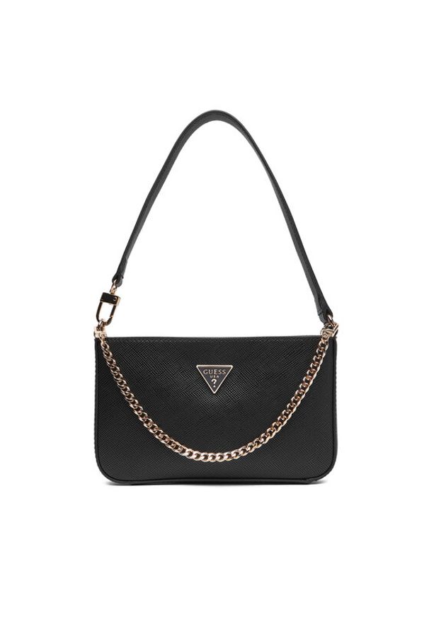 Guess Torebka Noelle II Mini HWZG96 72720 Czarny. Kolor: czarny. Materiał: skórzane
