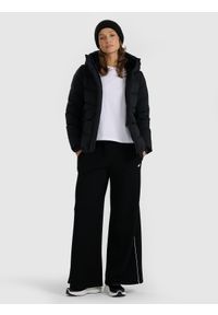 4f - 4F Kurtka puchowa z wypełnieniem naturalnym damska - czarna XXL. Kolekcja: moda ciążowa. Kolor: czarny. Materiał: puch. Sezon: zima #2