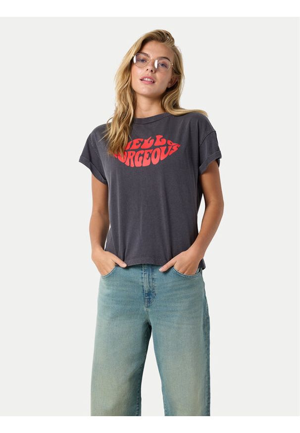 Noisy may - Noisy May T-Shirt 27030135 Szary Regular Fit. Kolor: szary. Materiał: bawełna