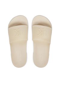 Calvin Klein Klapki Ess Slide Tpu HW0HW02959 Kremowy. Kolor: kremowy. Materiał: syntetyk #5