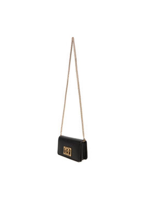 Love Moschino - LOVE MOSCHINO Torebka JC5602PP1NLI0000 Czarny. Kolor: czarny. Materiał: skórzane