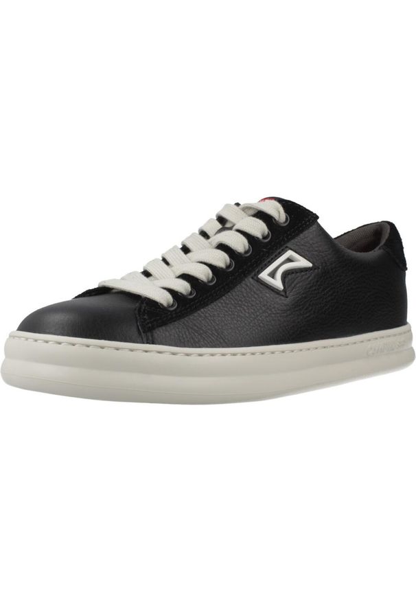 Camper - Kapcie CAMPER RUNNER Czarny. Kolor: czarny. Materiał: tkanina, skóra. Styl: sportowy