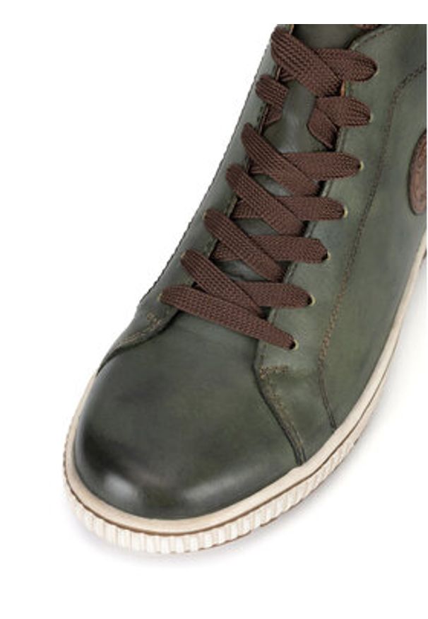 Remonte Sneakersy D0771-54 Zielony. Kolor: zielony. Materiał: skóra
