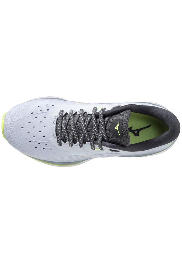 Buty do biegania damskie Mizuno J1GD210203. Kolor: szary. Materiał: tkanina. Szerokość cholewki: normalna
