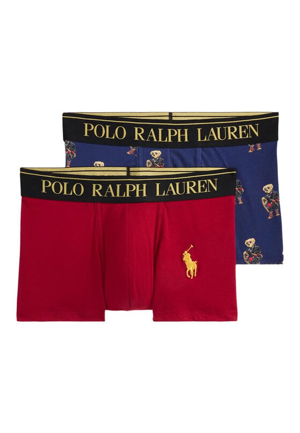 Polo Ralph Lauren Komplet 2 par bokserek 714843425014 Kolorowy. Materiał: bawełna. Wzór: kolorowy