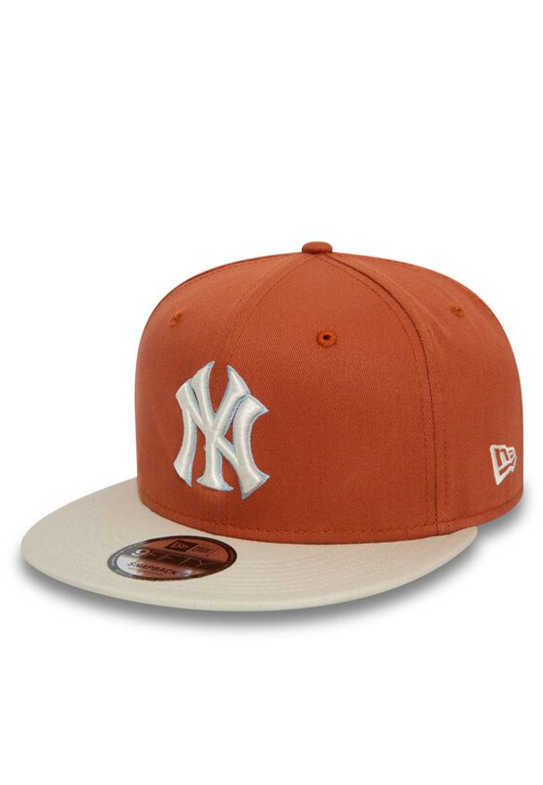 New Era Czapka z daszkiem Mlb Patch 950 Nyy 60503481 Brązowy. Kolor: brązowy. Materiał: materiał