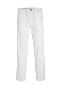 Jack & Jones - Jack&Jones Spodnie materiałowe Kane 12274977 Biały Relaxed Fit. Kolor: biały. Materiał: bawełna #5