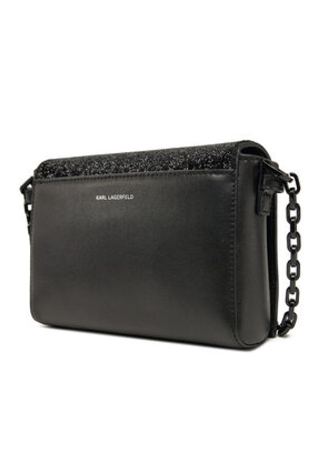 Karl Lagerfeld - KARL LAGERFELD Torebka A1W30180 Czarny. Kolor: czarny. Materiał: skórzane