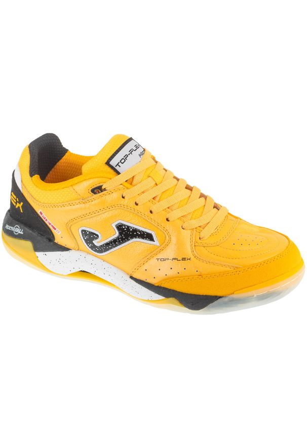 Joma - Buty halowe do piłki nożnej męskie, Top Flex Plus TOUW IN. Kolor: żółty. Sport: piłka nożna