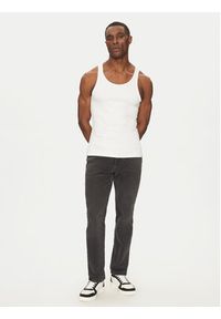 Jack & Jones - Jack&Jones Tank top Islington 12273156 Biały Slim Fit. Kolor: biały. Materiał: bawełna #4