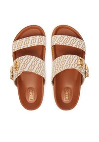 Liu Jo Klapki Livia 02 SA6109 TX439 Beżowy. Kolor: beżowy. Materiał: materiał #4