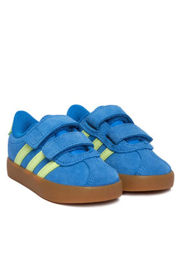 Adidas - adidas Sneakersy Vl Court 3.0 IH3967 Niebieski. Kolor: niebieski. Materiał: skóra, zamsz
