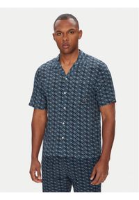 Moose Knuckles Koszula The Bay M15MT709H Granatowy Regular Fit. Kolor: niebieski. Materiał: syntetyk #1