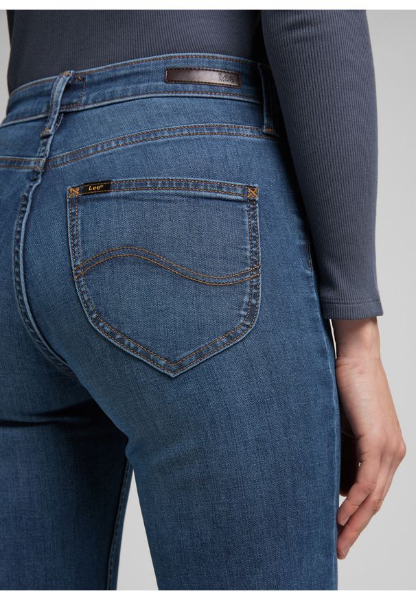 Lee - LEE MARION DAMSKIE SPODNIE JEANSOWE STRAIGHT MID WORN L301CGMZ 112319926