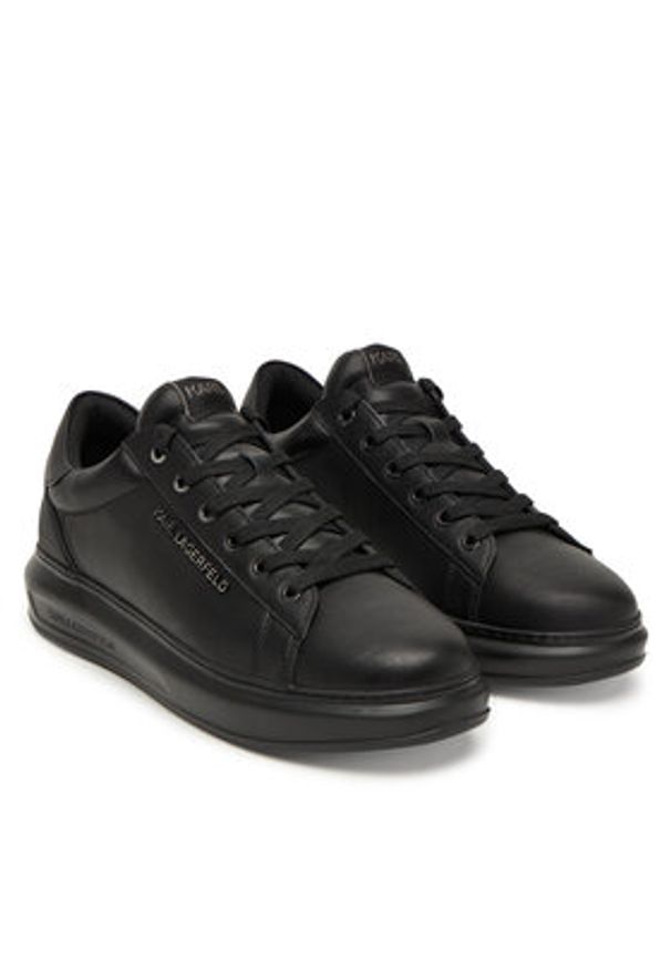 Karl Lagerfeld - KARL LAGERFELD Sneakersy KL52575N Czarny. Kolor: czarny. Materiał: skóra