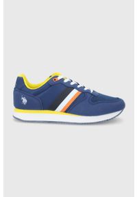 U.S. Polo Assn. buty kolor granatowy. Nosek buta: okrągły. Zapięcie: sznurówki. Kolor: niebieski. Materiał: guma