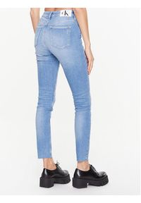 Calvin Klein Jeans Jeansy J20J220853 Niebieski Skinny Fit. Kolor: niebieski