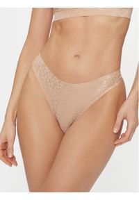 Chantelle Stringi Soft Stretch C11DG9 Beżowy. Kolor: beżowy. Materiał: syntetyk