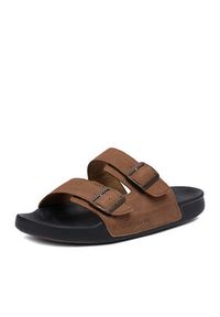 Quiksilver Klapki CWBEO-RAPID-32 MI08 Brązowy. Kolor: brązowy. Materiał: skóra, zamsz #6
