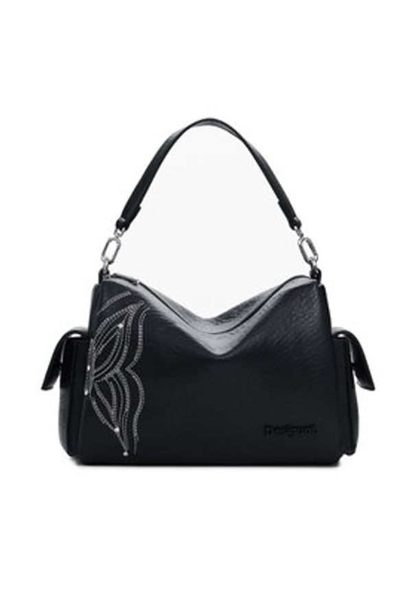 Desigual Torebka Habana 25SAXPA5 Czarny. Kolor: czarny. Materiał: skórzane