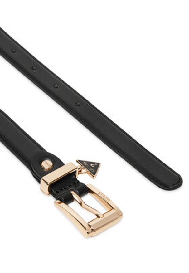 Guess Pasek Damski BW9254 P5325 Czarny. Kolor: czarny. Materiał: skóra