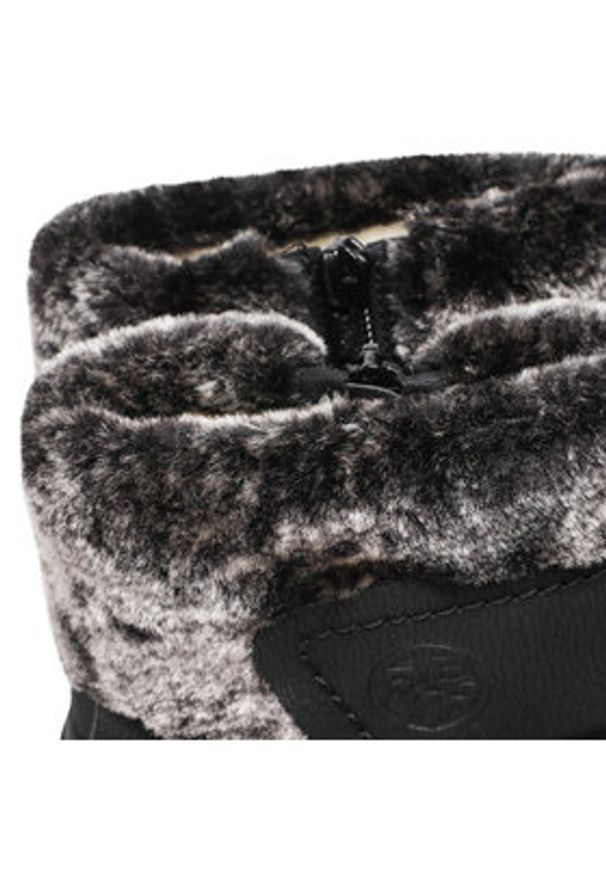 Rieker Botki Y1361-00 Czarny. Kolor: czarny. Materiał: skóra