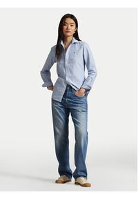 Polo Ralph Lauren Koszula 211891377001 Niebieski Regular Fit. Typ kołnierza: polo. Kolor: niebieski. Materiał: bawełna #3