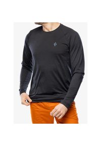 Longsleeve męski Black Diamond Lightwire Tech Tee. Kolor: czarny. Długość rękawa: długi rękaw. Sport: turystyka piesza