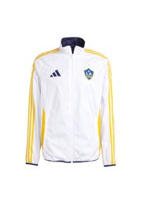 Adidas - Kurtka odwracalna LA Galaxy Anthem 2025/26. Kolor: biały. Sport: piłka nożna #1