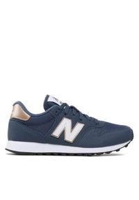 Buty do chodzenia damskie New Balance 500. Zapięcie: sznurówki. Kolor: wielokolorowy, niebieski. Materiał: materiał, syntetyk, tkanina. Szerokość cholewki: normalna. Sport: turystyka piesza