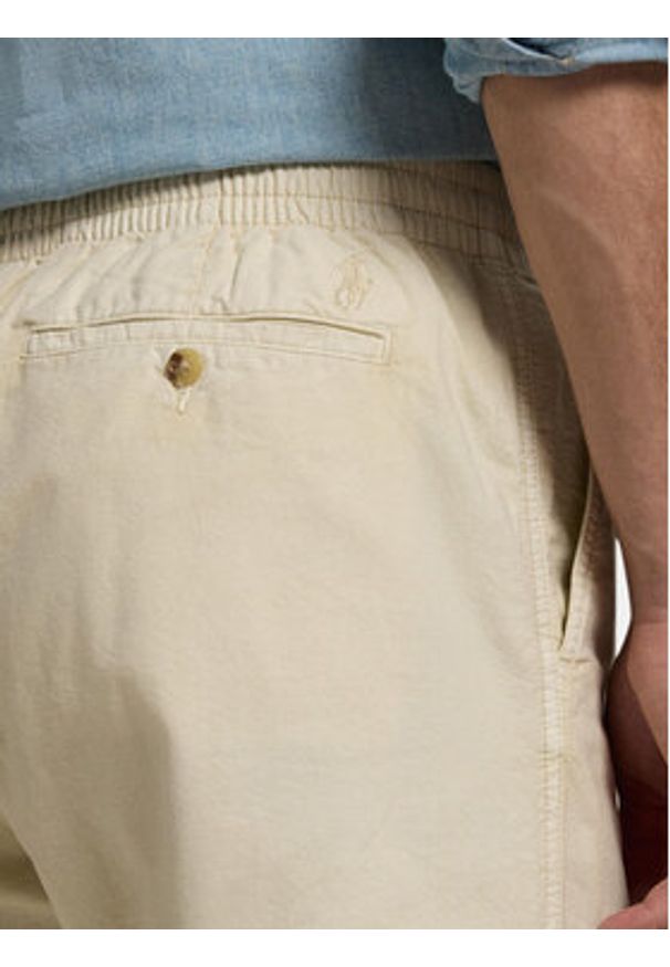 Polo Ralph Lauren Spodnie materiałowe 710958589004 Beżowy Classic Fit. Kolor: beżowy. Materiał: bawełna