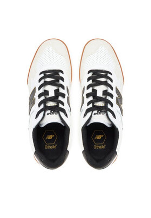 New Balance Sneakersy NM600WTA Biały. Kolor: biały. Materiał: skóra, zamsz