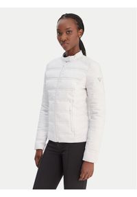 Guess Kurtka przejściowa W6RL02 WJ492 Biały Regular Fit. Kolor: biały. Materiał: syntetyk #1