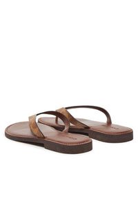Coach Japonki Brianna CZ371 Brązowy. Kolor: brązowy. Materiał: skóra