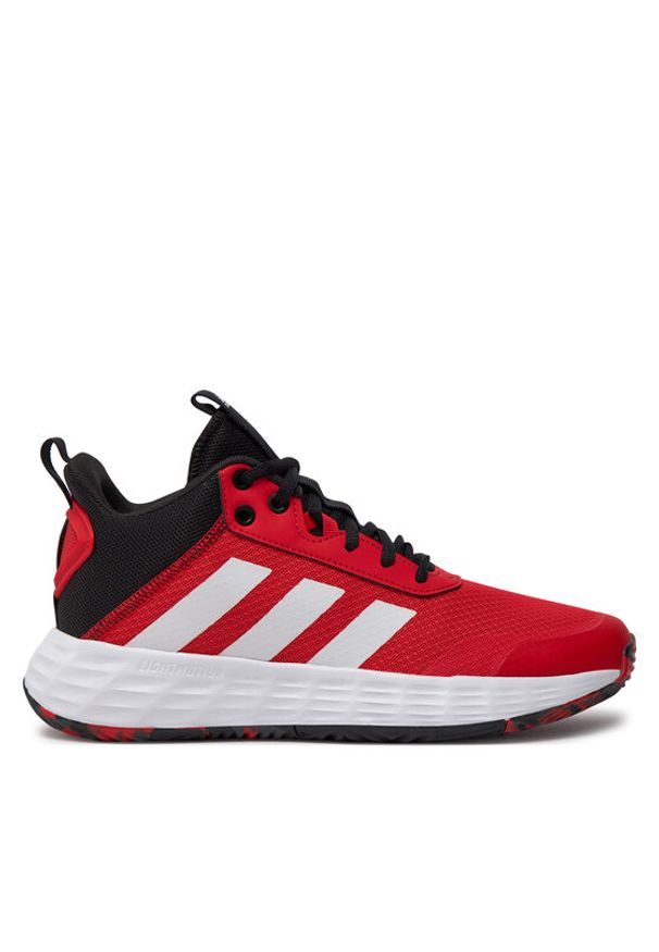 Adidas - adidas Sneakersy Ownthegame 2.0 GW5487 Czerwony. Kolor: czerwony. Materiał: materiał