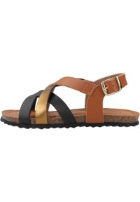 Geox - Sandały GEOX J SANDAL CHILENE GIR Brązowy. Kolor: brązowy. Materiał: syntetyk, tkanina. Sezon: lato