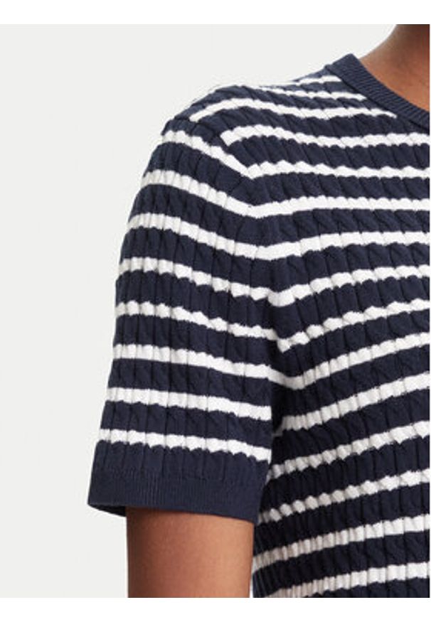 TOMMY HILFIGER - Tommy Hilfiger Kardigan WW0WW45707 Granatowy Slim Fit. Kolor: niebieski. Materiał: bawełna