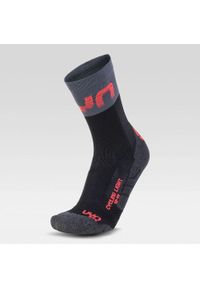 UYN - Skarpety rowerowe MAN CYCLING LIGHT SOCKS r.42-44. Kolor: czarny, pomarańczowy, wielokolorowy. Sport: kolarstwo